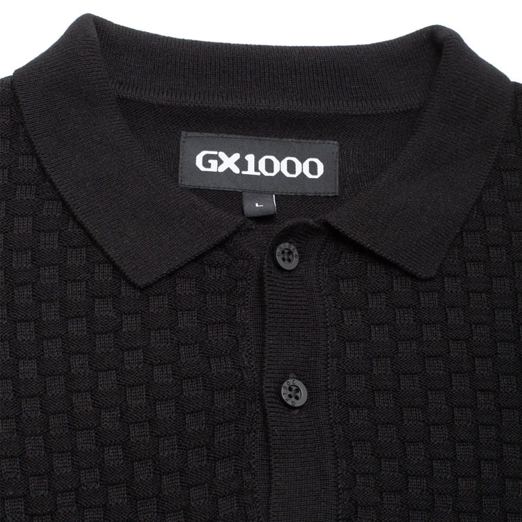 GX1000 - SS Knit Polo - Black 2