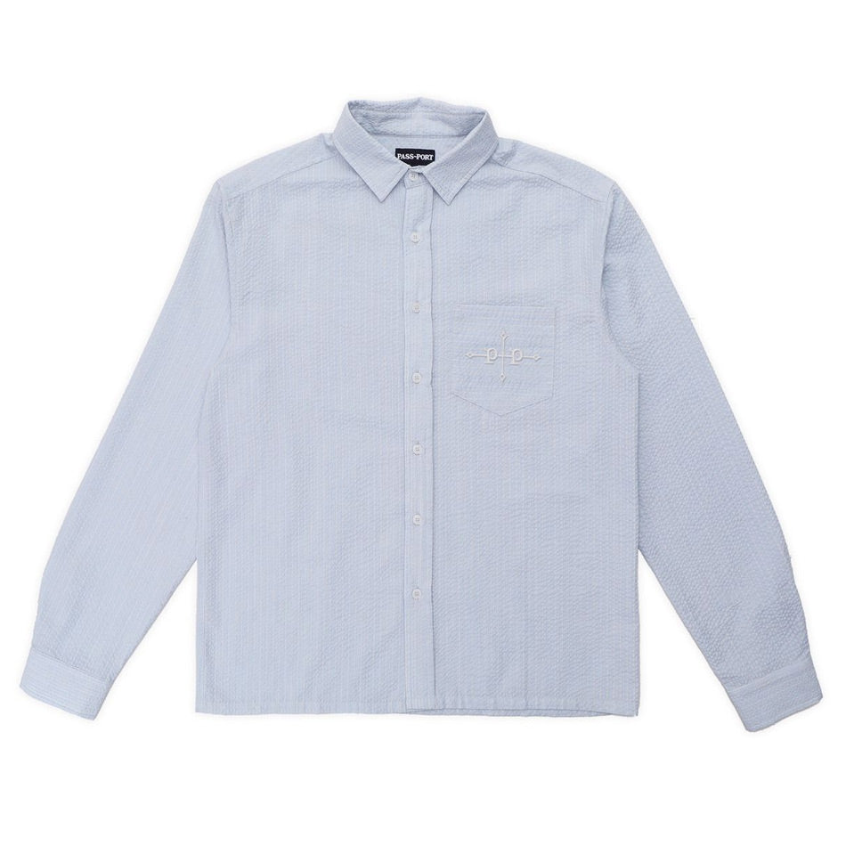 Pass~Port - Gauntlets Workers LS Shirt - Powder Blue