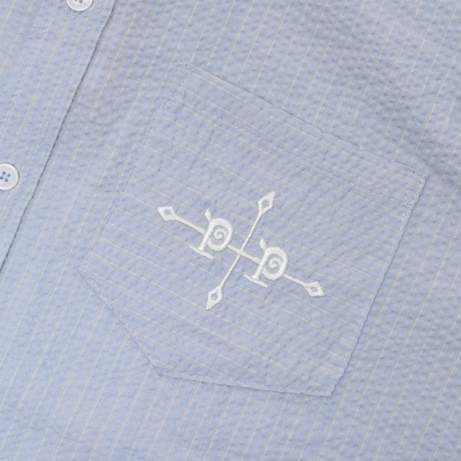 Pass~Port - Gauntlets Workers LS Shirt - Powder Blue