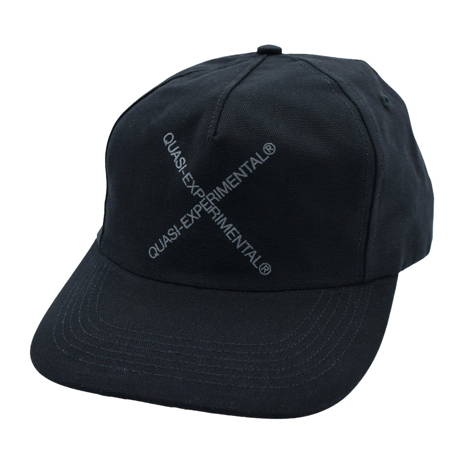 Quasi - Exp3m 5 Panel Cap - Black - Hemley Skateboarding