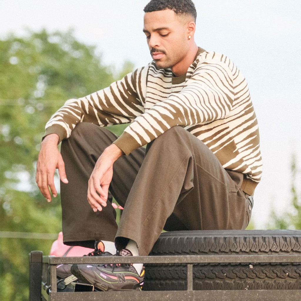 Quasi - Tect Knit Sweater - Olive