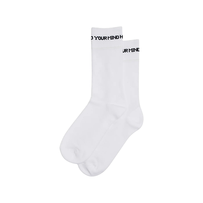 Last Resort AB - Reverse Terry Socks - White
