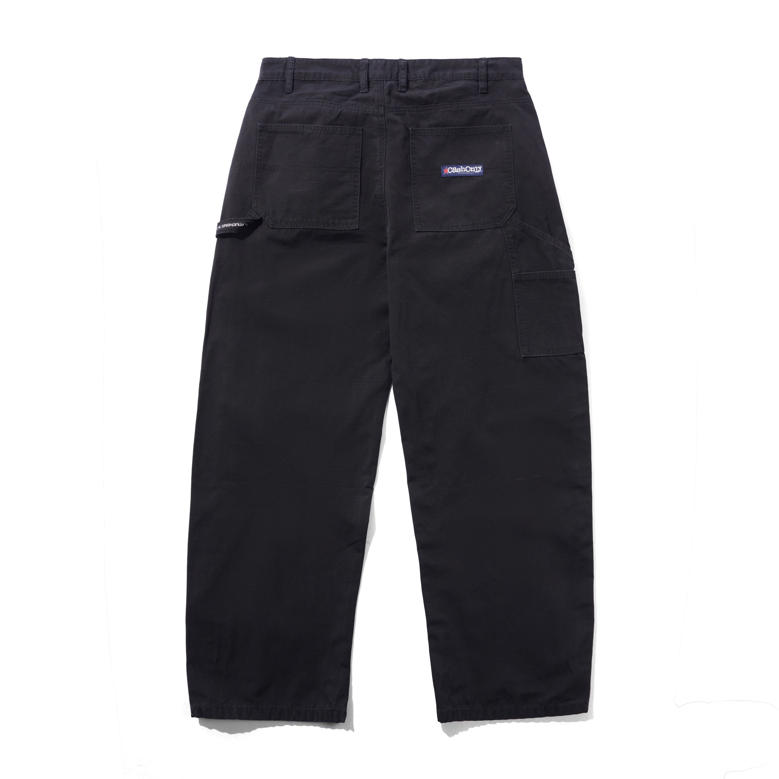 Cash Only - Ripstop Carpenter Pants - Washed Black