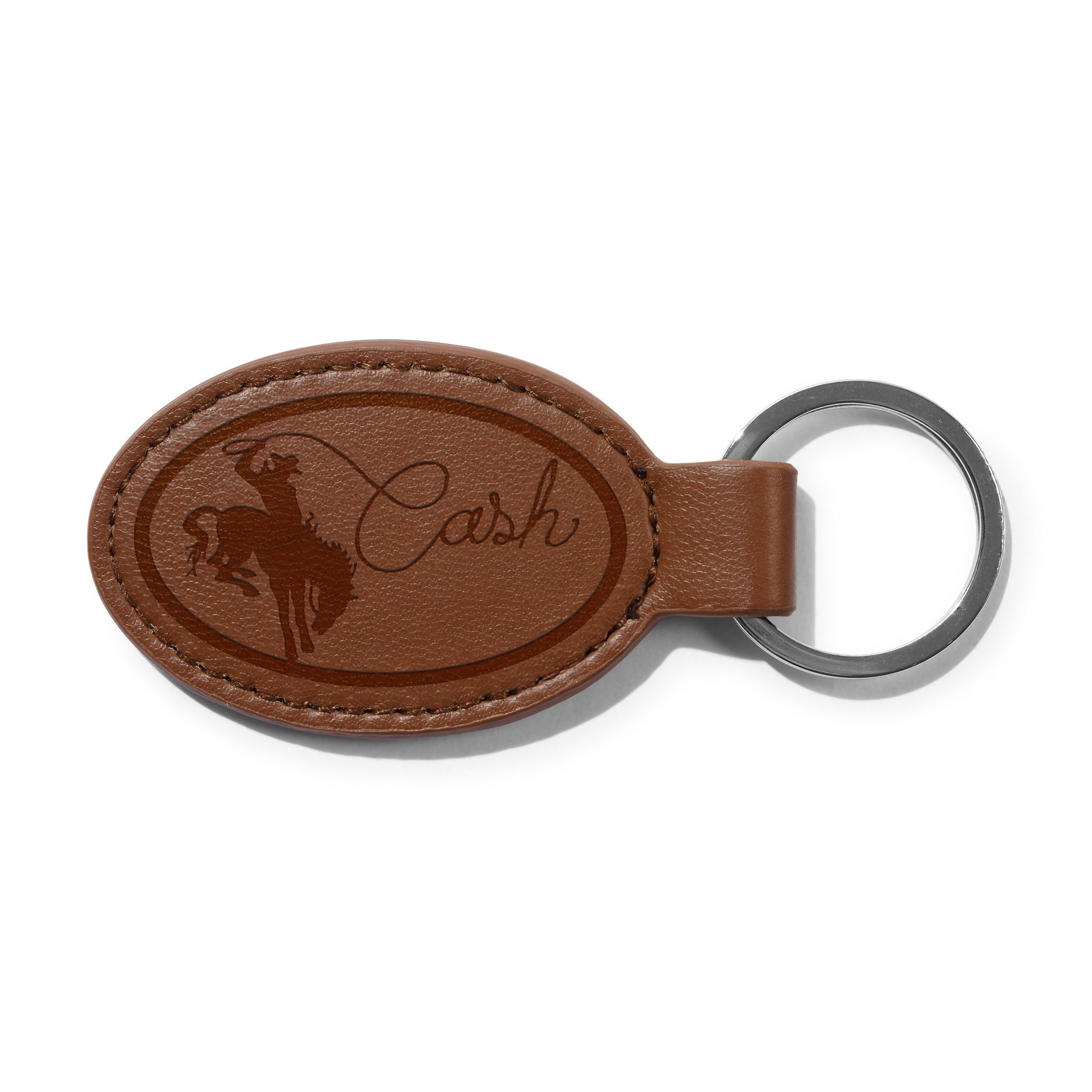Cash Only - Rodeo Key Chain - Tan