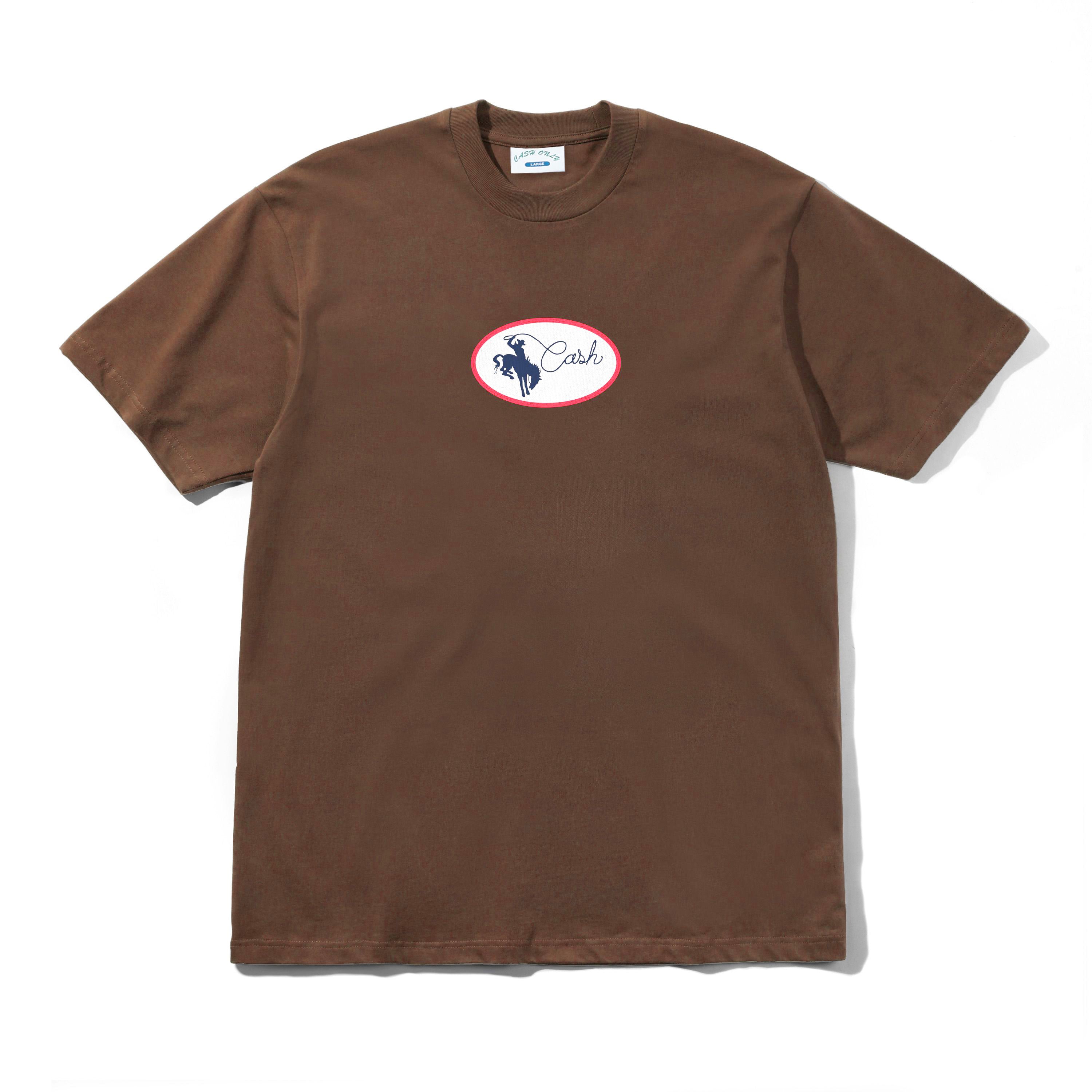 Cash Only - Rodeo Tee - Brown