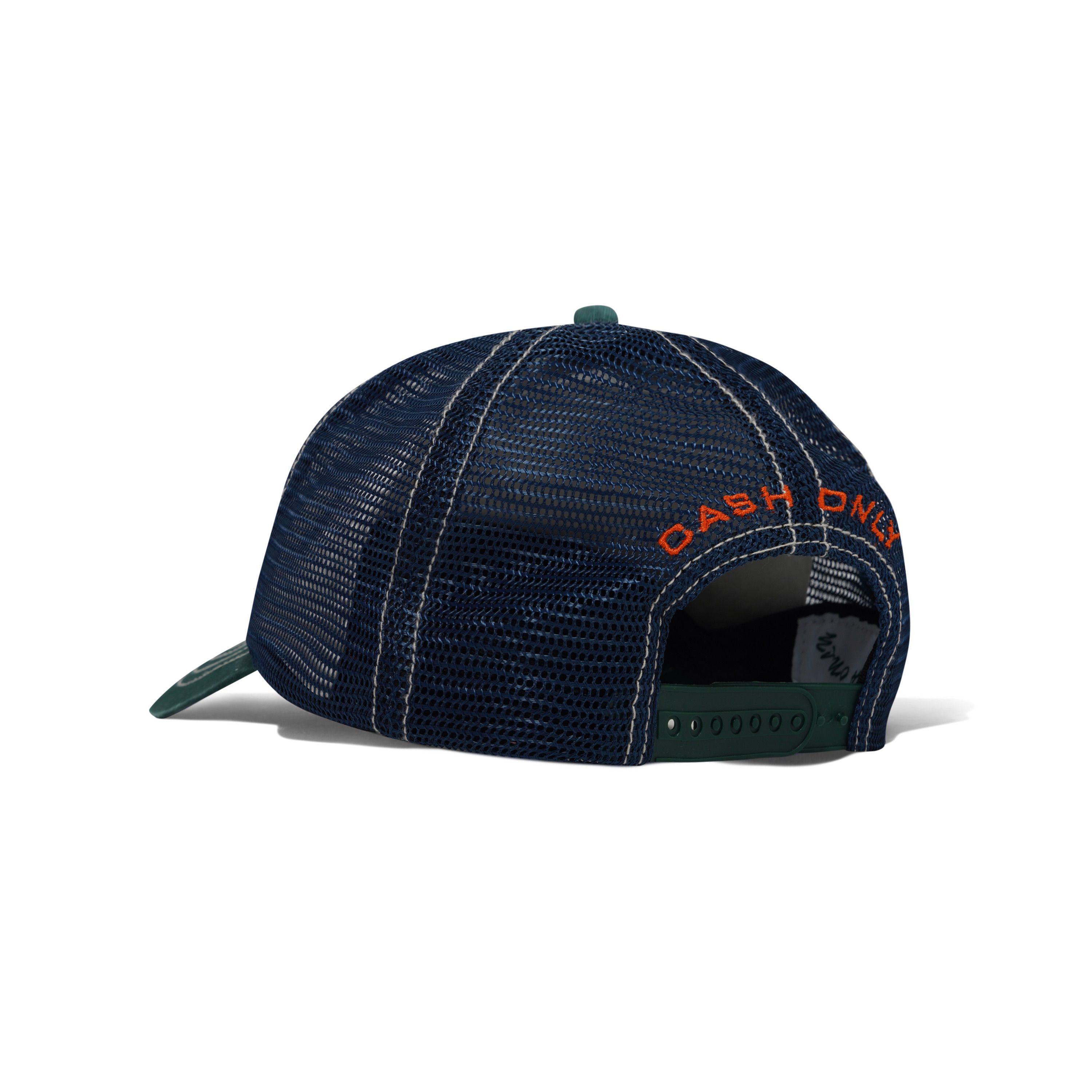 Cash Only - Rodeo Trucker Cap - Green/Navy