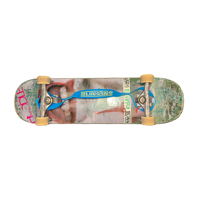 Slingting - Skateboard Sling - Bright Blue/Light Green