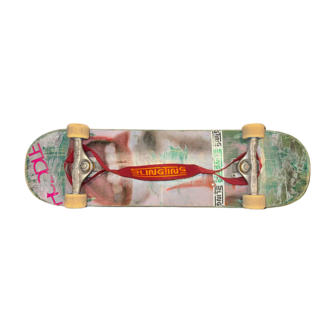Slingting - Skateboard Sling - Maroon/Orange