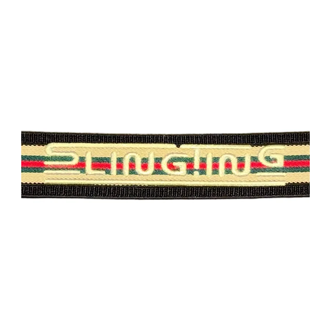 Slingting - Skateboard Sling - Striped Black/Silver