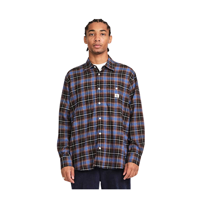 Last Resort AB - SM001 LS Flannel - Blue