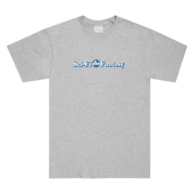 Sci Fi Fantasy - Desk Logo Tee - Heather Grey