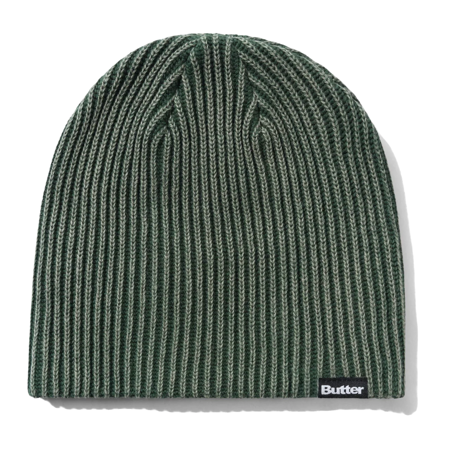 Butter Goods - Ribbed Skully Beanie  - Washed Forest