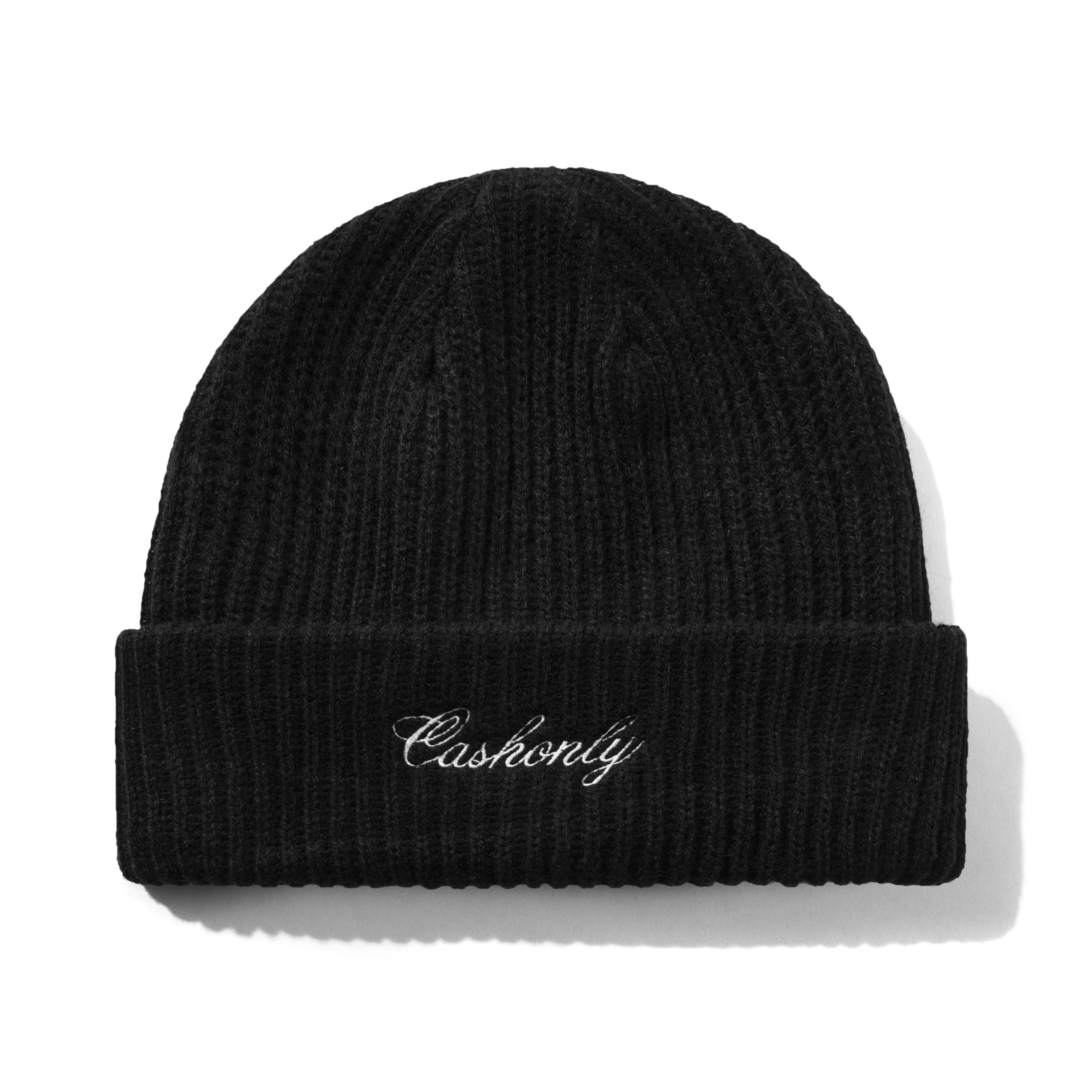 Cash Only - Script Beanie 2 - Black
