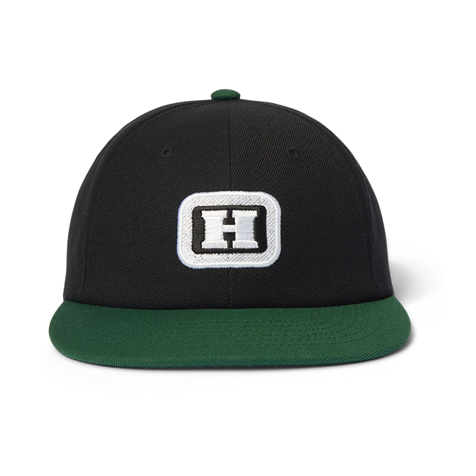 Huf - Serif H 6 Panel Cap - Black