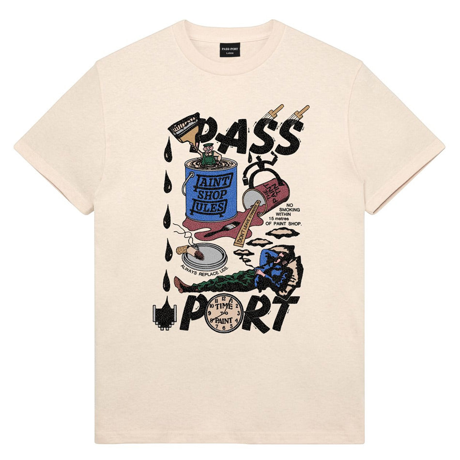 Pass~Port - Shop Rules Tee - Natural