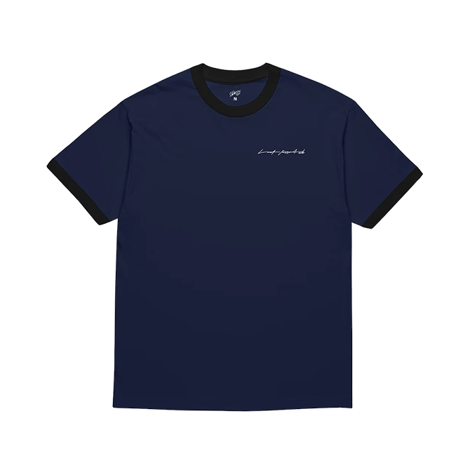 Last Resort AB - Signature Ringer SS Tee - Dark Navy