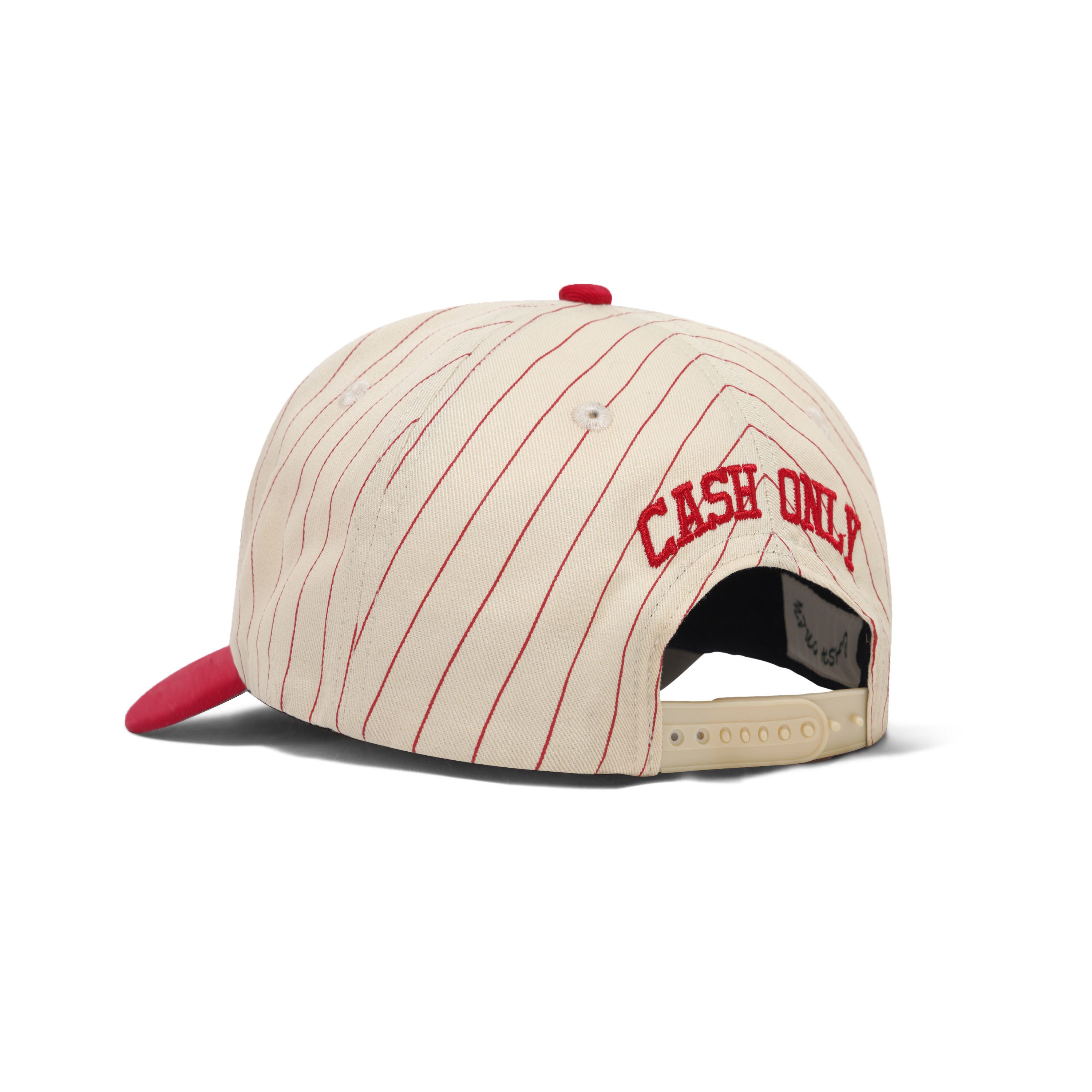 Cash Only - Slugger 5 Panel Cap - Natural/Red