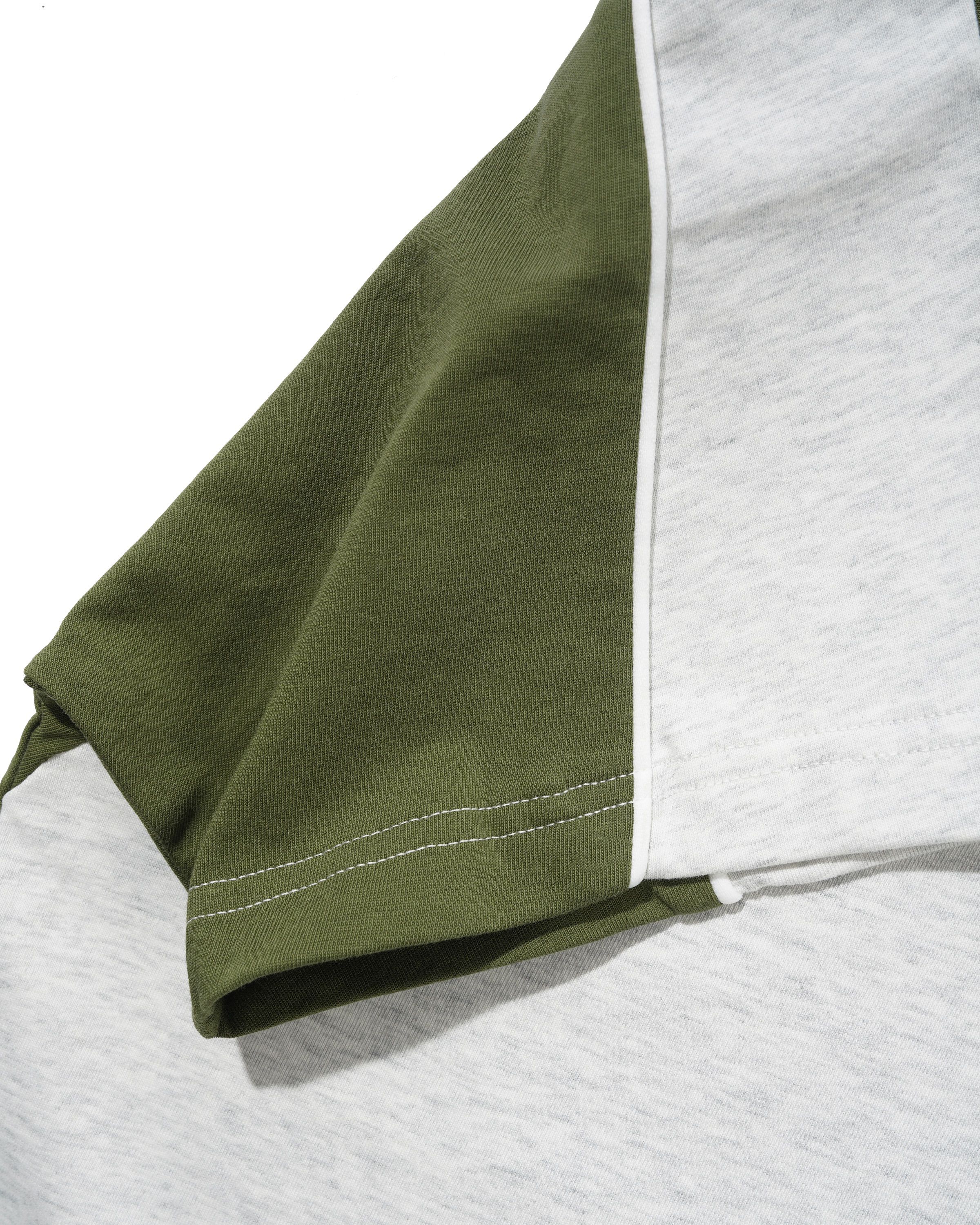 Cash Only - Track Panel Tee - Ash/Army