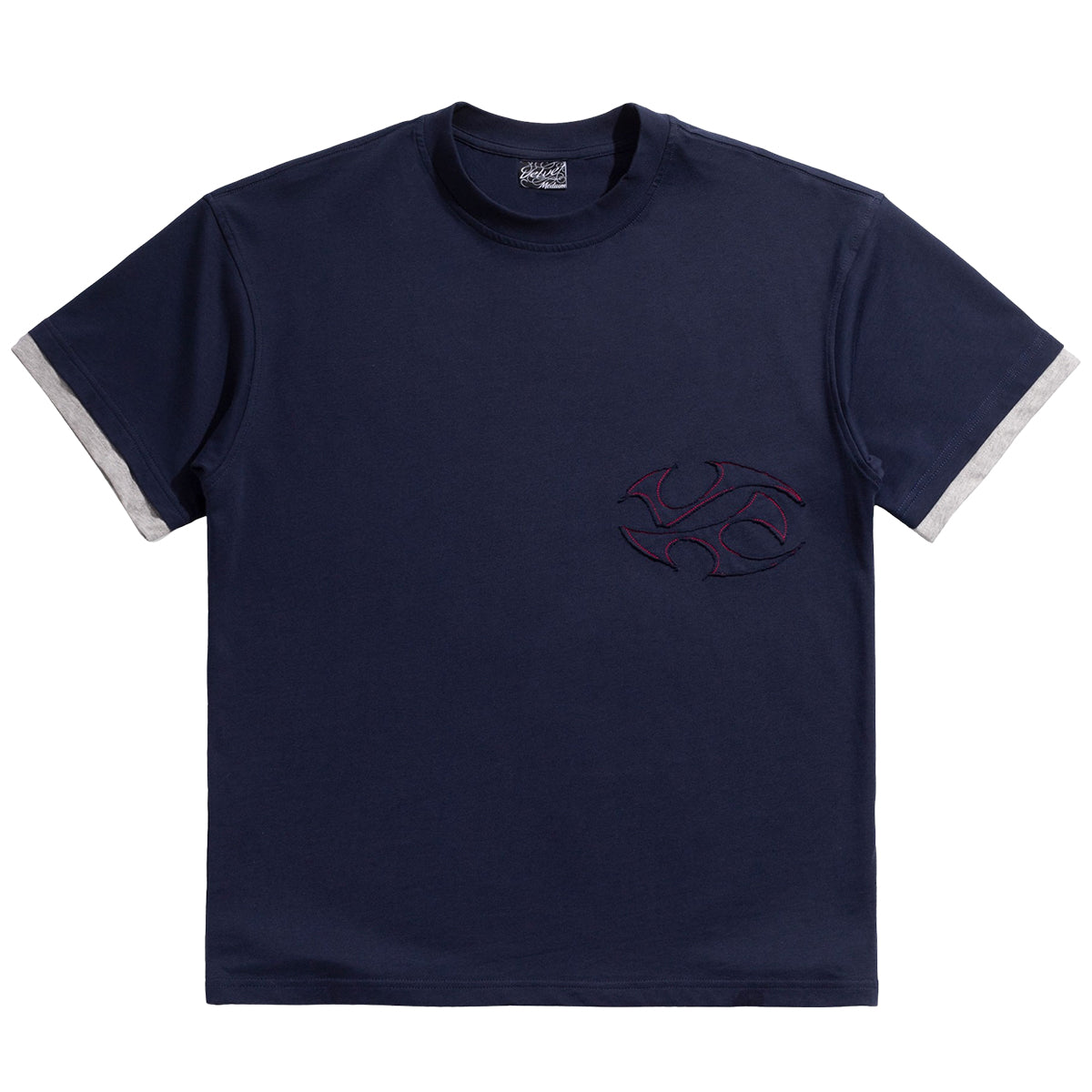 Velvet - Clash Tee - Navy