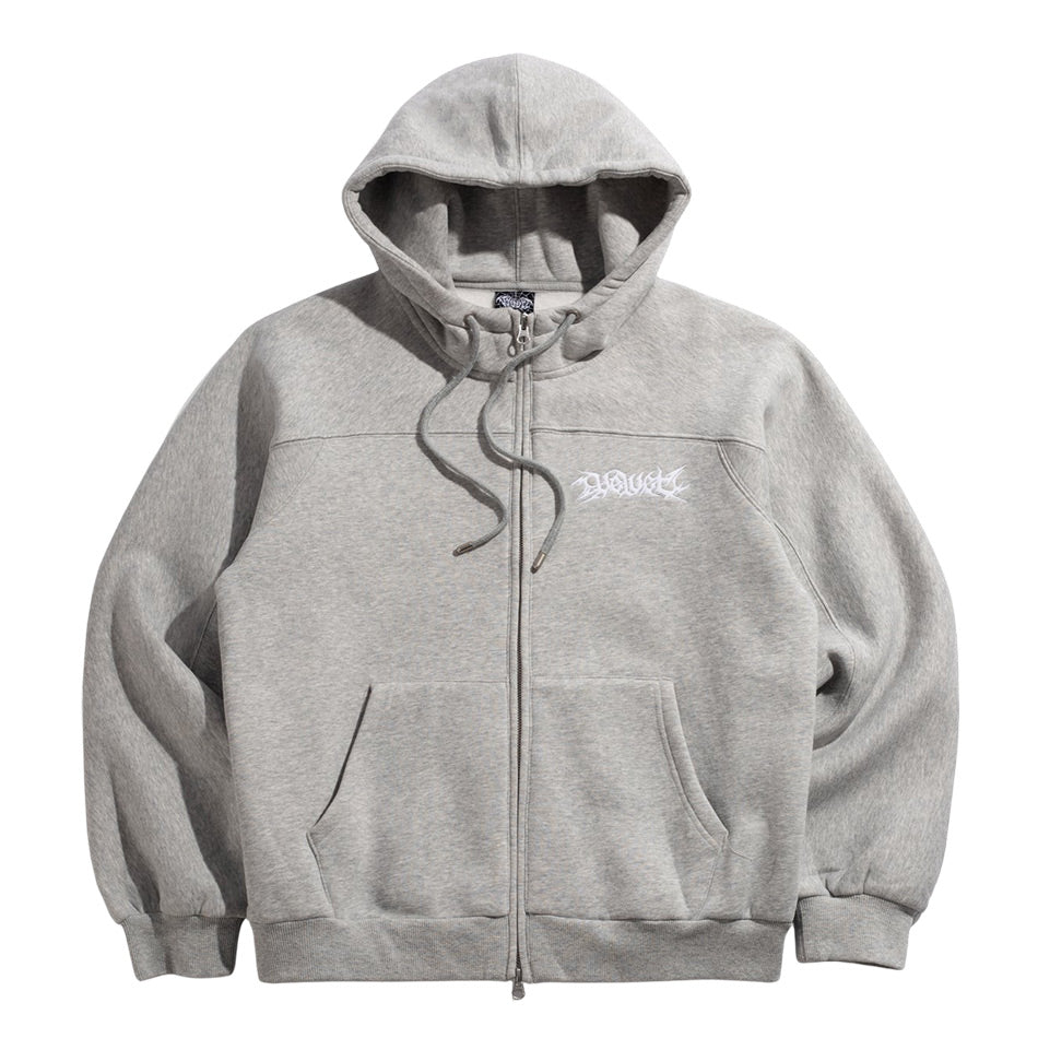 Velvet - Panel Hoodie - Heather Grey