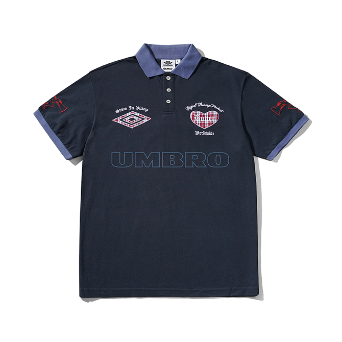 Butter Goods x Umbro - Victory Polo - Navy Slate