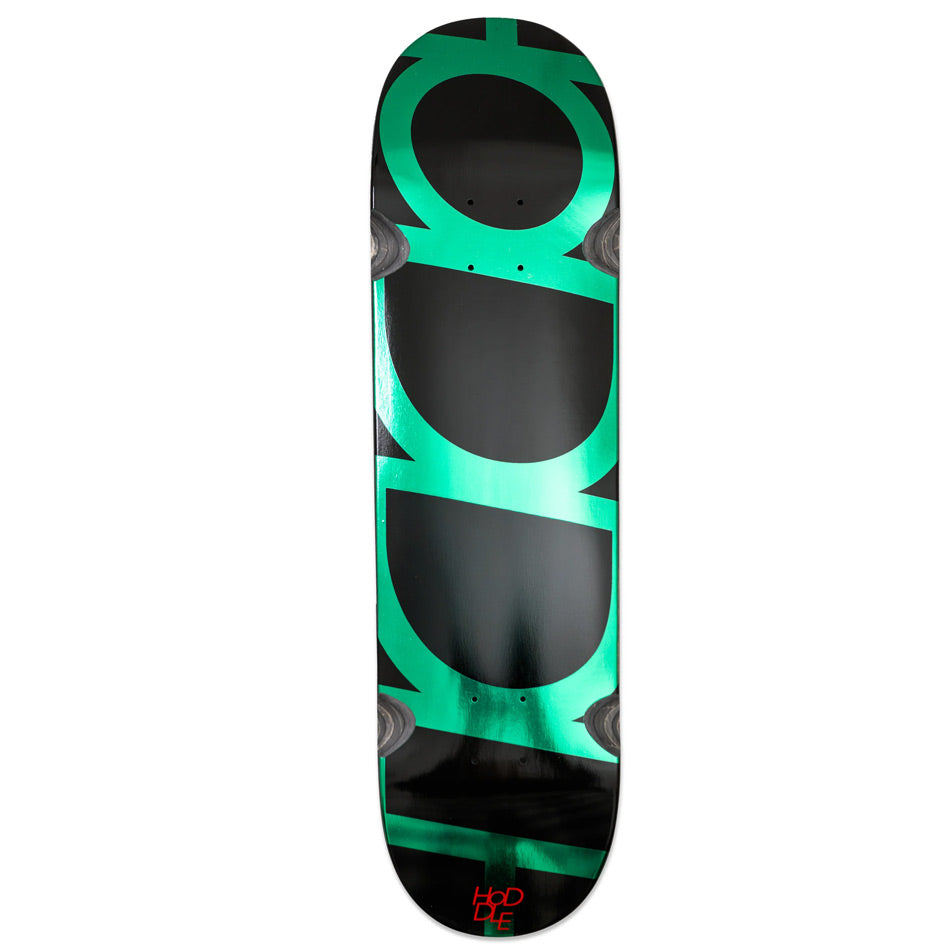 Hoddle - Logo Deck - Wheel Wells -  Green