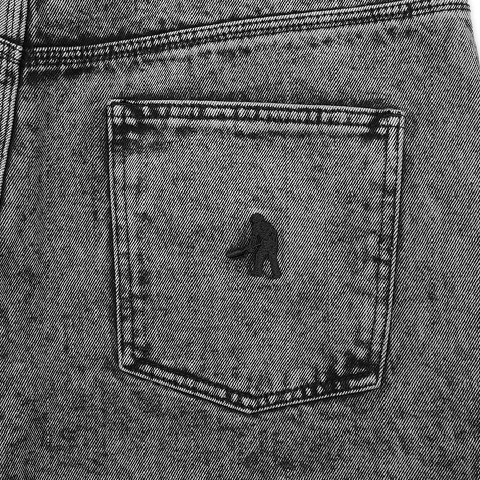 Pass~Port - Workers Club 3/4 Jean Short - Acid Grey