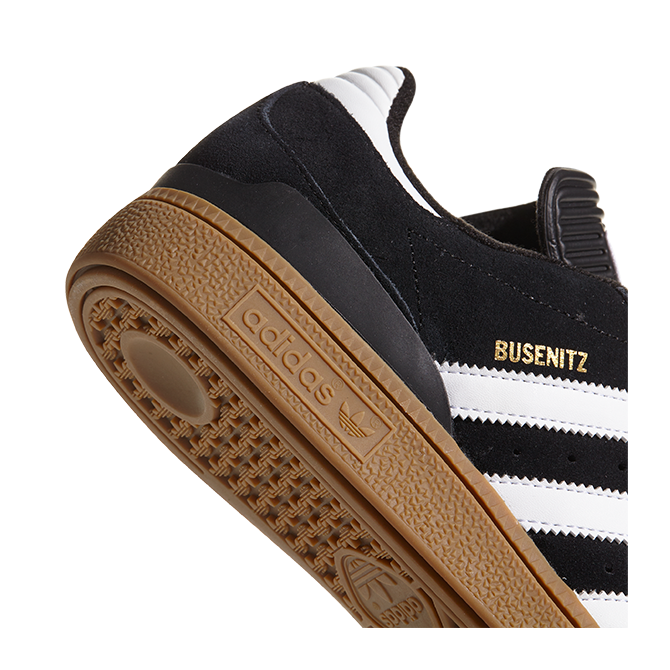 Adidas - Busenitz - Black/Cloud White/Gold Metallic - Hemley Skateboarding