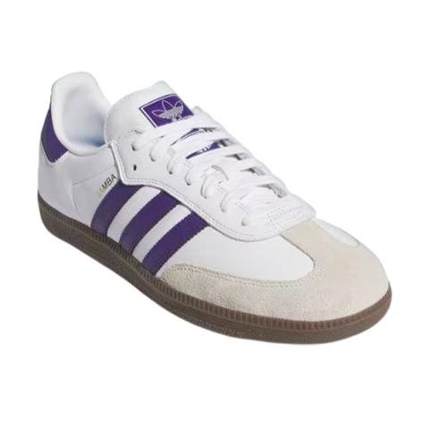 Adidas - Samba ADV - Cloud White/Collegiate Purple/Gold Metallic