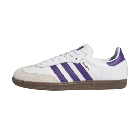 Adidas - Samba ADV - Cloud White/Collegiate Purple/Gold Metallic