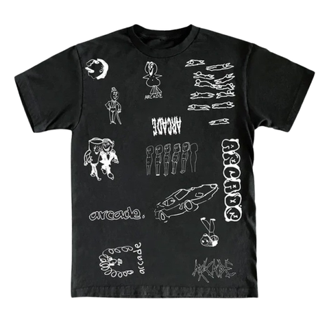 Arcade - Stoobs Tee - Black