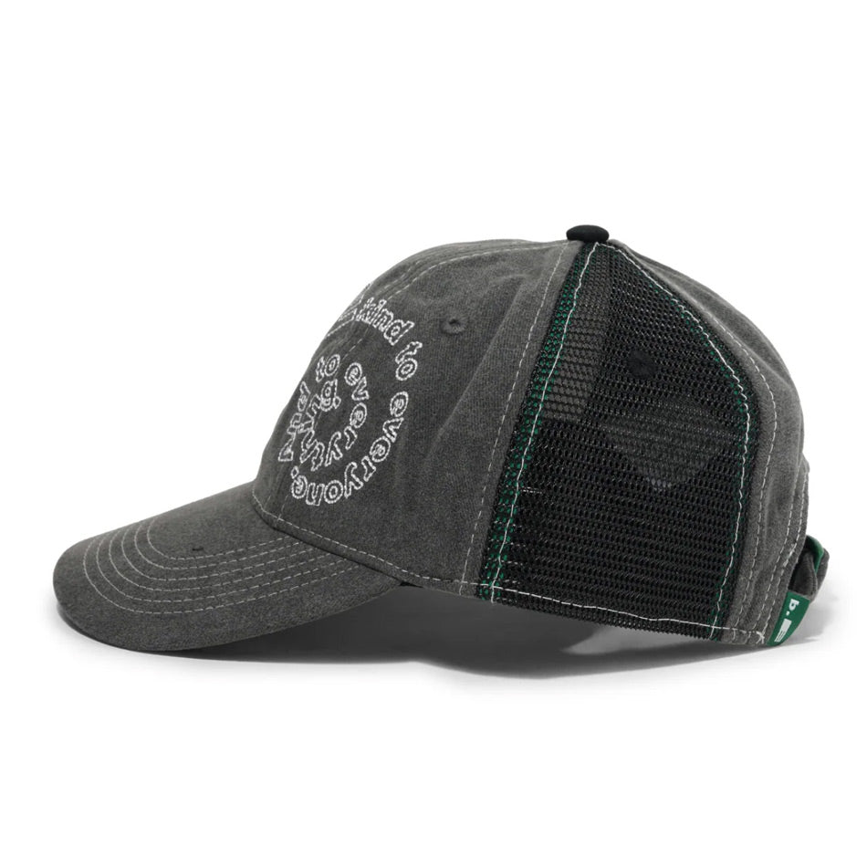 b.Eautiful B-Turn Low Profile Cap - Washed Black/Black/White