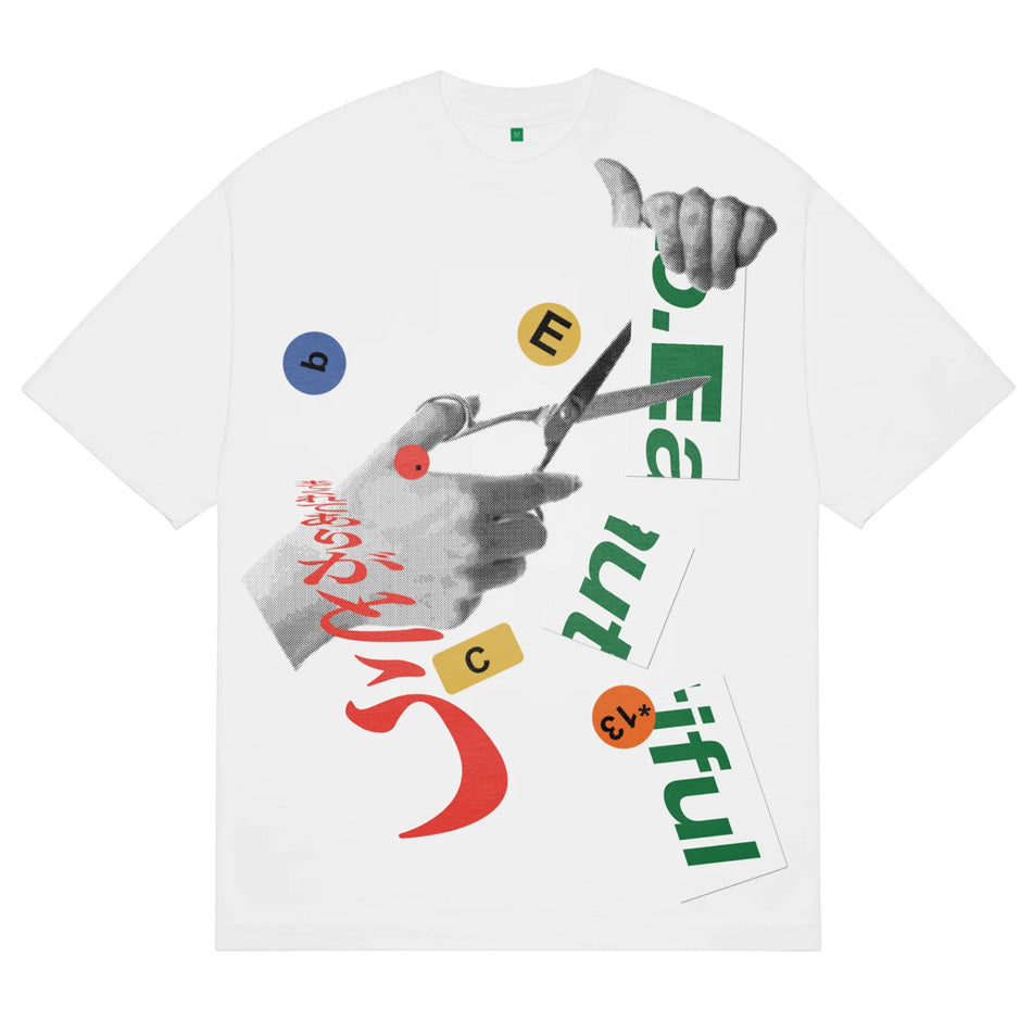 b.Eautiful Cutting Tee - White