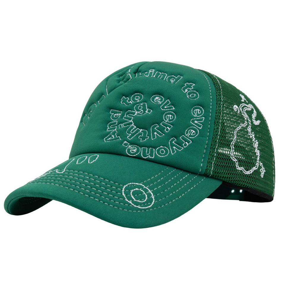 b.Eautiful Bi Foam Trucker Cap - Green/White