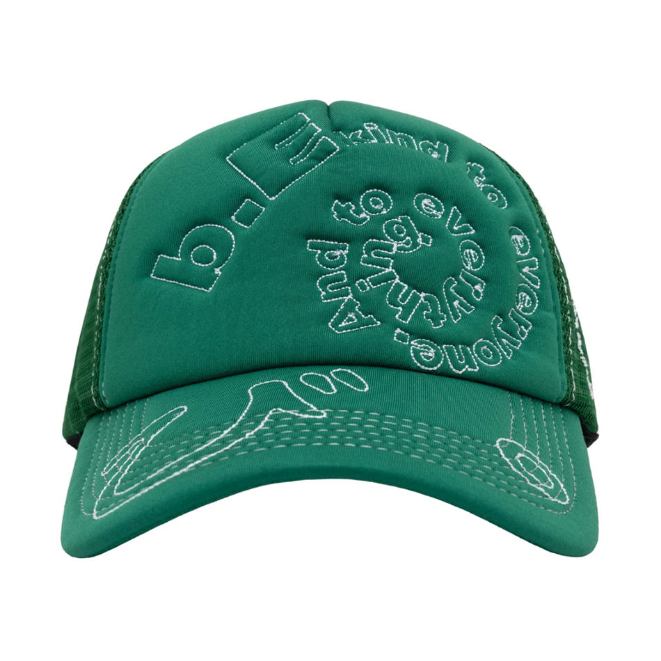 b.Eautiful Bi Foam Trucker Cap - Green/White