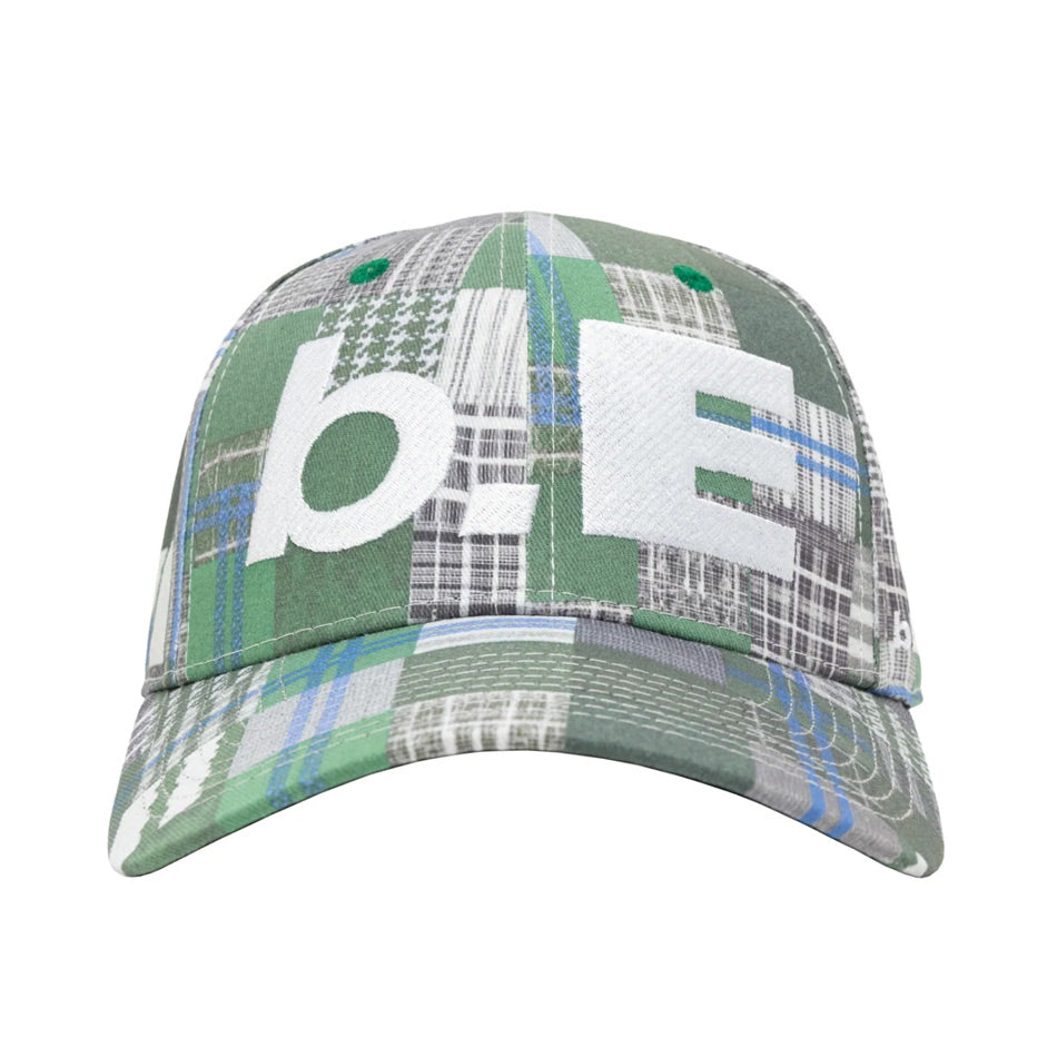 b.Eautiful b.E Cap - Green Mix Checker