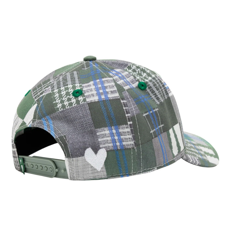 b.Eautiful b.E Cap - Green Mix Checker