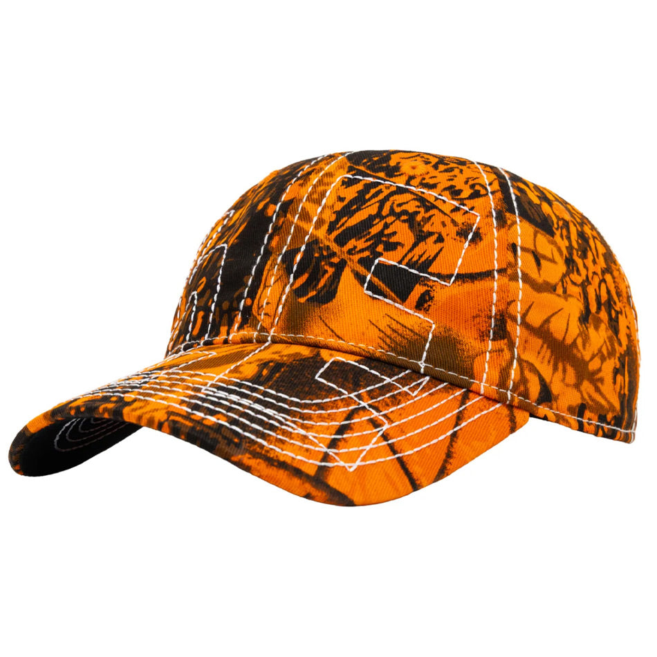 b.Eautiful Vapor Low Profile Cap - Orange Camo/White