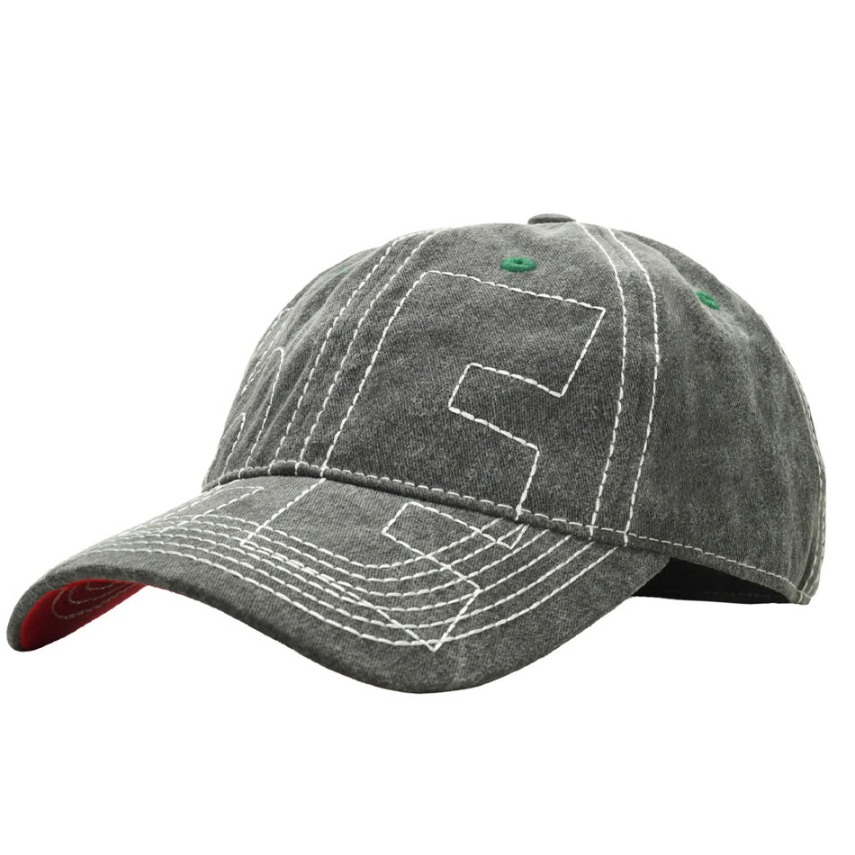 b.Eautiful Vapor Low Profile Cap - Washed Black/White