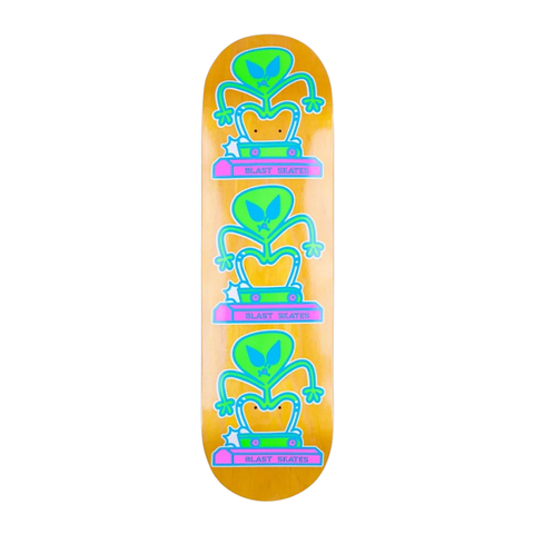 Blast Skates - Alien Curb Club Popsicle Deck - Yellow