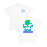 Blast Skates - Alien Curb Club Tee - White