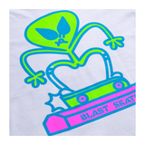 Blast Skates - Alien Curb Club Tee - White