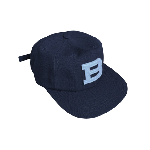 Blast Skates - Felt 6 Panel 'B' Cap - Navy