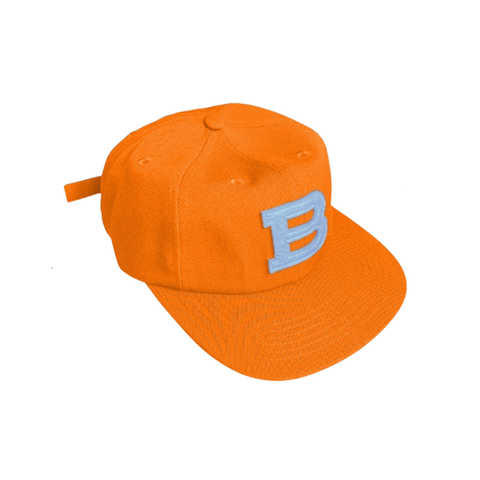 Blast Skates - Felt 6 Panel 'B' Cap - Orange