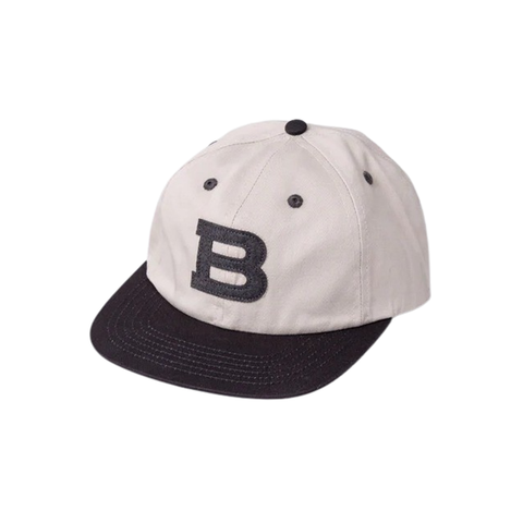 Blast Skates - Felt 6 Panel 'B' Cap - White/Black