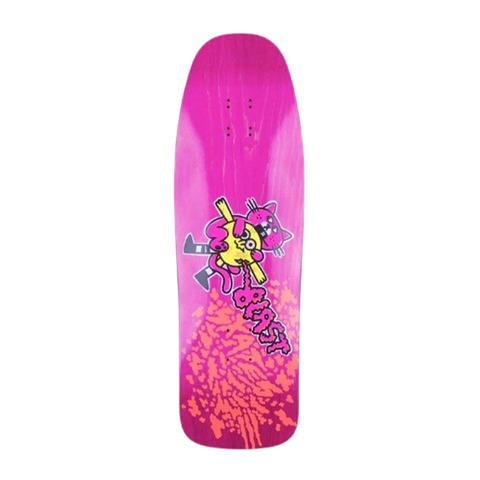 Blast Skates - Pink Pussy Cat Deck - Custom Shape