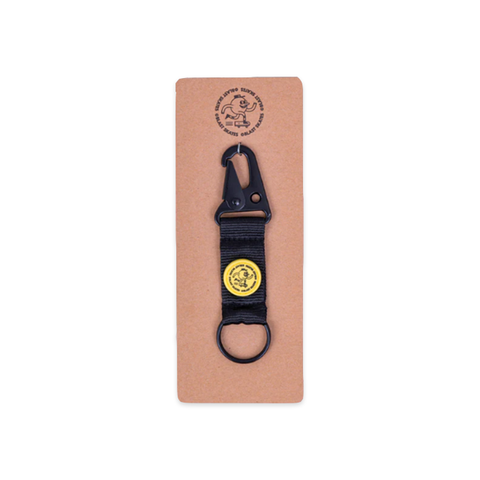 Blast Skates - Round Logo Key Clip - Black