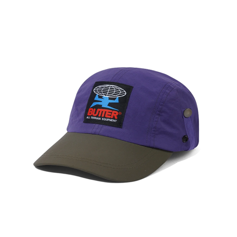 Butter Goods - All Terrain 4 Panel Flap Cap - Grape