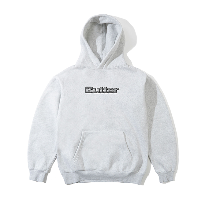 Butter Goods - Alloy Logo Pullover Hood - Ash