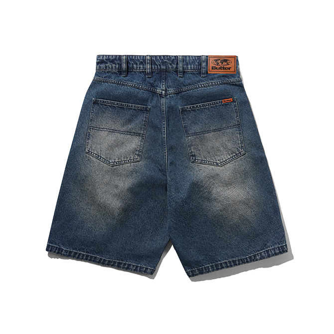 Butter Goods - Baggy Denim Shorts - Vintage Indigo Wash